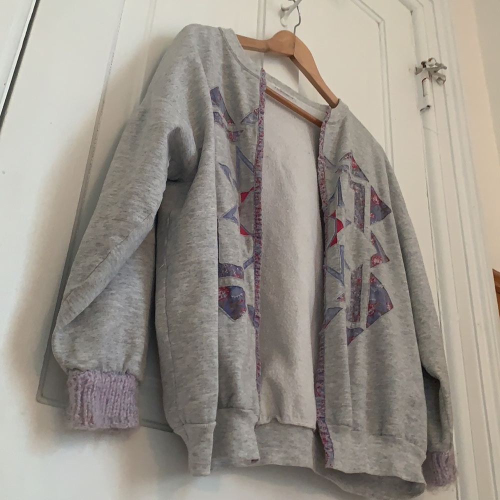 Quilted cardigan